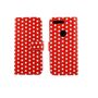  Handyh�lle Tasche f�r Case Handy Google Pixel Polka Dot Rot