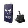 Dont Touch My Handy Case Handyh�lle Huawei Nova Panzer Schutz Glas Klapph�lle Wallet Case