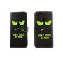 Dont Touch My Handy Case Handyh�lle Huawei Nova Panzer Schutz Glas Klapph�lle Wallet Case