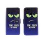Dont Touch My Handy Case Handyh�lle Huawei Nova Panzer Schutz Glas Klapph�lle Wallet Case