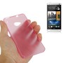 Schutzh�lle Case Ultra D�nn 0,3mm f�r Handy HTC One M7 Rosa Transparent