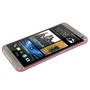 Schutzh�lle Case Ultra D�nn 0,3mm f�r Handy HTC One M7 Rosa Transparent
