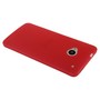 Schutzh�lle Case Ultra D�nn 0,3mm f�r Handy HTC One M7 Rot Transparent
