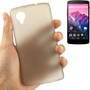 Schutzh�lle Case Ultra D�nn 0,3mm f�r Handy Google Nexus 5 Grau Transparent