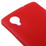 Schutzhlle Case Ultra Dnn 0,3mm fr Handy Google Nexus 5 Rot Transparent