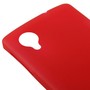 Schutzh�lle Case Ultra D�nn 0,3mm f�r Handy Google Nexus 5 Rot Transparent