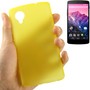 Schutzh�lle Case Ultra D�nn 0,3mm f�r Handy Google Nexus 5 Gelb Transparent