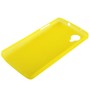 Schutzhlle Case Ultra Dnn 0,3mm fr Handy Google Nexus 5 Gelb Transparent