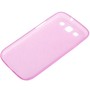 Schutzh�lle Case Ultra D�nn 0,3mm f�r Handy Samsung Galaxy S3 i9300 / i9305 / S3 NEO i9301 Rosa Transparent