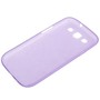 Schutzh�lle Case Ultra D�nn 0,3mm f�r Handy Samsung Galaxy S3 i9300 / i9305 / S3 NEO i9301 Lila / Violett Transparent
