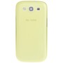 Schutzh�lle Case Ultra D�nn 0,3mm f�r Handy Samsung Galaxy S3 i9300 / i9305 / S3 NEO i9301 Gelb Transparent