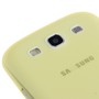 Schutzh�lle Case Ultra D�nn 0,3mm f�r Handy Samsung Galaxy S3 i9300 / i9305 / S3 NEO i9301 Gelb Transparent