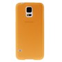 Schutzh�lle Case Ultra D�nn 0,3mm f�r Handy Samsung Galaxy S5 / S5 Neo orange Transparent
