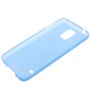 Schutzh�lle Case Ultra D�nn 0,3mm f�r Handy Samsung Galaxy S5 / S5 Neo blau Transparent