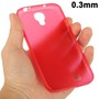 TPU Schutzh�lle ultrad�nn 0,3mm  f�r Samsung Galaxy S 4 i9500 (rot)
