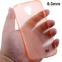 TPU Schutzh�lle ultrad�nn 0,3mm  f�r Samsung Galaxy S 4 i9500 (orange)