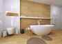 WHITE Glashalter Messing Wei mit Glas 70x95x105 mm fr Bad & Kche >> zum Bohren oder Kleben