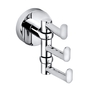 BOMEGA Dreifachhaken drehbar Messing Chrom poliert 55x85x95 mm fr Bad & Kche >> zum Bohren oder Kleben