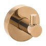BORAL Kleiderhaken Messing Gold Kupfer poliert 55x55x50 mm f�r Bad & K�che >> zum Bohren oder Kleben