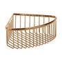 BORAL Eckseifenkorb Messing Gold Kupfer poliert 265x90x205 mm f�r Bad & K�che >> zum Bohren