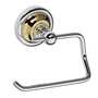 BETRO GOLD Papierrollenhalter ohne Deckel Messing Gold Chrom 135x100x90 mm f�r Bad & WC >> zum Bohren