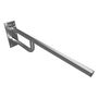 BELP St�tzklappgriff Edelstahl geb�rstet 100x250x760 mm, 120 kg Traglast f�r Bad & WC >> zum Bohren
