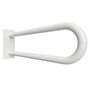BELP St�tzgriff in U-Form Eisen Wei� mit Abdeckung 100x250x766 mm, 120 kg Traglast f�r Bad & WC >> zum Bohren
