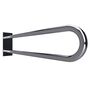 BELP St�tzgriff in U-Form Edelstahl poliert mit Abdeckung 100x250x829 mm, 120 kg Traglast f�r Bad & WC >> zum Bohren