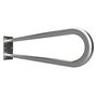 BELP St�tzgriff in U-Form Edelstahl geb�rstet 100x250x829 mm, 120 kg Traglast f�r Bad & WC >> zum Bohren