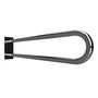 BELP St�tzgriff in U-Form Edelstahl poliert mit Abdeckung 103x253x916 mm, 120 kg Traglast f�r Bad & WC >> zum Bohren