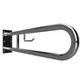 BELP St�tzklappgriff in U-Form mit Toilettenpapierhalter Edelstahl poliert 100x250x629 mm, 120 kg Traglast f�r Bad & WC >> zum Bohren