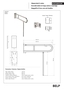 BELP St�tzklappgriff in U-Form mit Standfu� Edelstahl geb�rstet 100x800x866 mm, 120 kg Traglast f�r Bad & WC >> zum Bohren