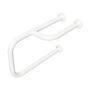 BELP St�tzgriff Rechts Eisen Wei� 230x375x516 mm, 120 kg Traglast f�r Bad & WC >> zum Bohren