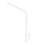 BELP St�tzgriff Rechts Eisen Wei� 230x866x840 mm, 120 kg Traglast f�r Bad & WC >> zum Bohren