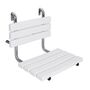 BELP Duschsitz am Griff h�ngend Edelstahl Kunststoff Wei� 440x500x507 mm, 120 kg Traglast f�r Bad & WC >> zum Einh�ngen