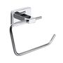BIKI Papierrollenhalter ohne Deckel Chrom poliert 126x90x42 mm f�r Bad & WC >> zum Bohren
