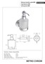 BETRO CHROM Seifenspender Messing Glas Chrom 75x150x120 mm, 200 ml f�r Bad & K�che >> zum Bohren