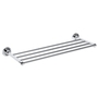 BETRO CHROM Handtuchablage Messing Chrom 665x65x225 mm f�r Bad & K�che >> zum Bohren