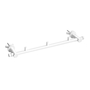 BAWELL Heizk�rperhandtuchhalter Stahl Komaxit Wei� 90x355x32 mm f�r Bad & K�che >> zum Festschrauben