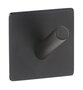 BEASY Kleiderhaken Edelstahl Schwarz 38x45x45 mm f�r Bad & K�che >> zum Kleben