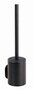 BEASY WC-B�rstenhalter Edelstahl Kunststoff Schwarz 97x80x355 mm f�r Bad & WC >> zum Kleben