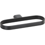 BORGANIC BLACK Handtuchring Edelstahl Schwarz 112x220x20 mm f�r Bad & K�che >> zum Bohren