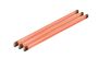 8874 3er Pack LED R�hre T8 9 Watt  L�nge 60cm Orange