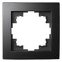 2503 Levina Rahmen 1er schwarz 81*81mm f�r Schalter Sereien Eins�tze