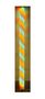 5942 LED Leuchtstab Zuckerstange 38mm 630mm 12 Volt Orange-Wei�
