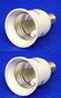 6137 Adapter von E-14 auf Sockel E-27 im 2-er Pack  