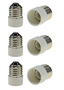 6146 Adapter von E-27 auf Sockel E-27 Kunststoff 6-er Pack 