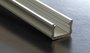 6558 ALU Profil U-Form Schmal 100 cm silber eloxiert 12 mm  