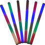 7076 LED Leuchtstab Bunt Lnge 630mm 4x15cm LED Rot-Grn-Gelb-Blau mit Netzteil