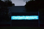 1619 LED Gabionen Leuchtr�hre m. Kunststoff-R�hre 123cm T�rkis